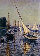 Gustave Caillebotte Regatta at Argenteuil oil on canvas